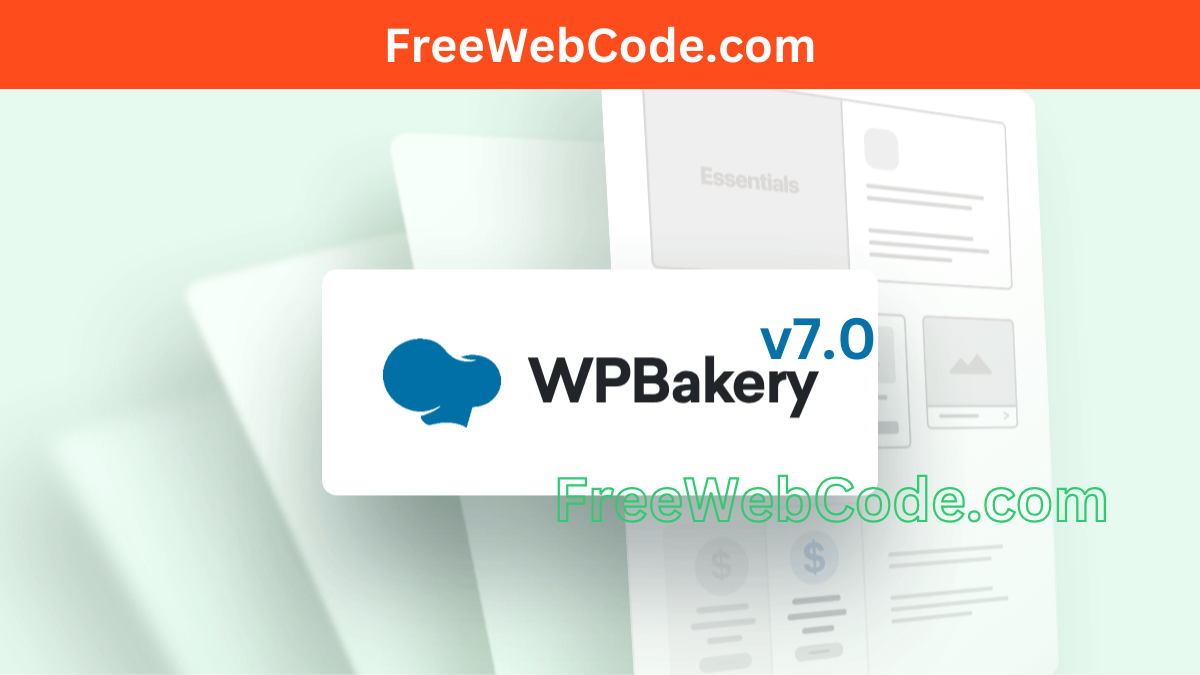 Free Download wpbakery page builder pro v7.0