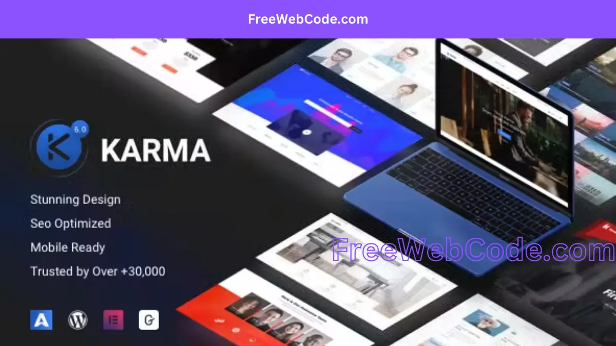 Karma WordPress Theme - FreeWebCode.com