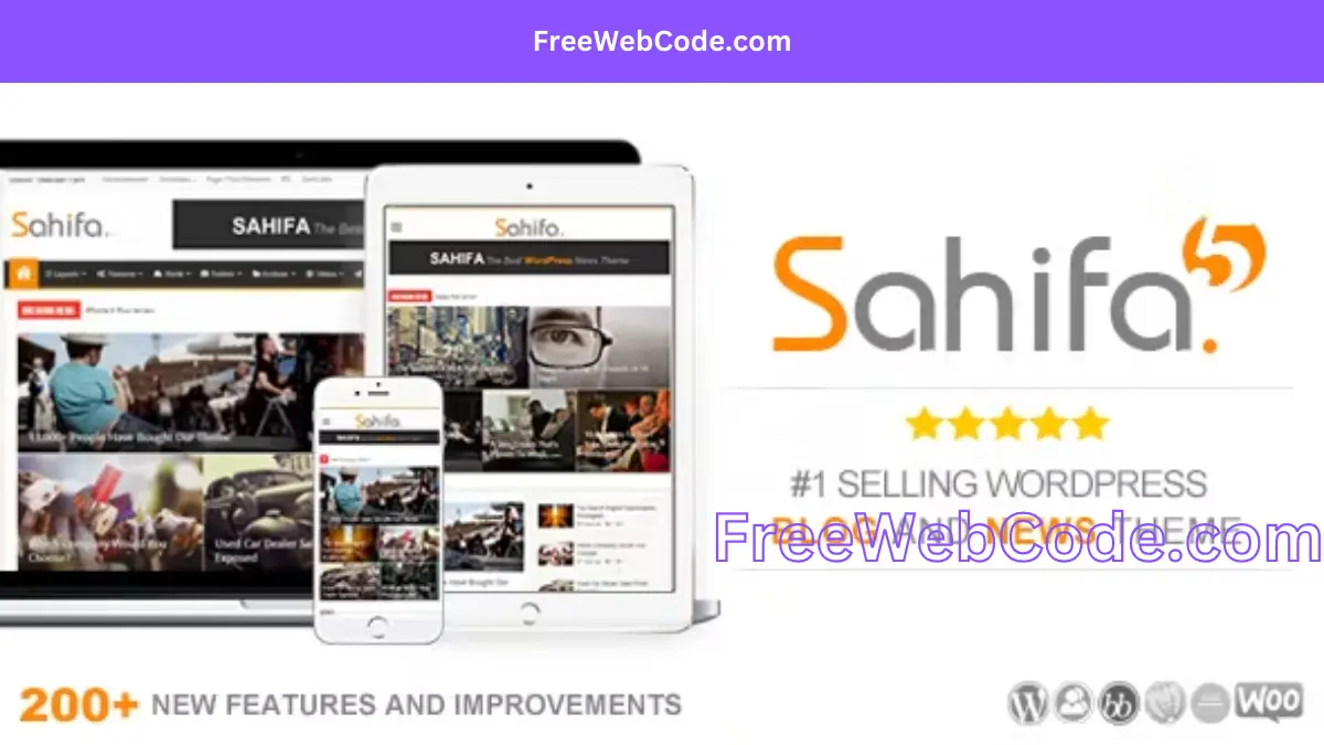 Sahifa WordPress Theme - FreeWebCode.com