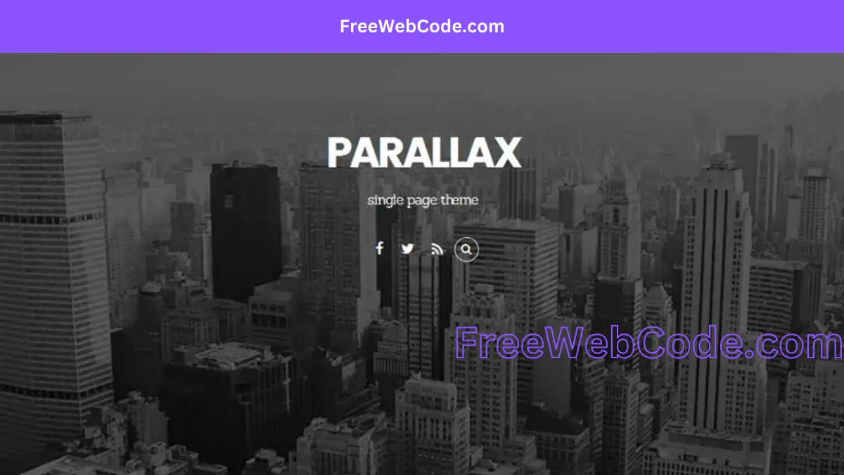 Themify Parallax WordPress Theme - FreeWebCode.com